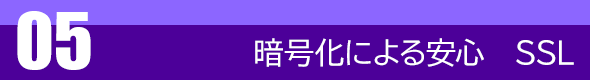 ホームページ・ウェブサイトのSSL暗号化で安心